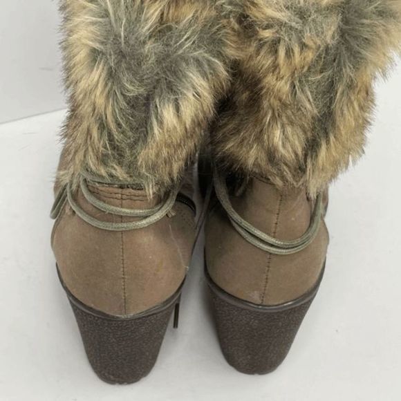 Rampage Brown Faux Leather‎ Jaxson Booties - Picture 5 of 6